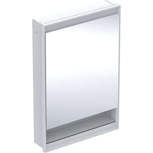 Geberit Vertriebs - ONE Spiegelschrank mit Ni/Comf.Light 1 Tür re, UP-Mont., 60x90x15cm, weiß
