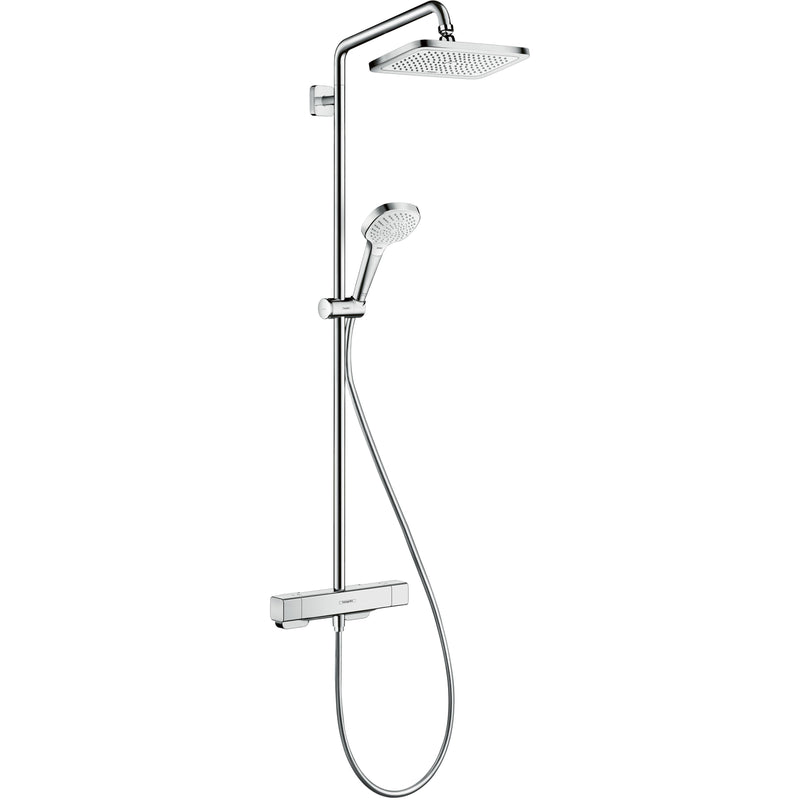 Hansgrohe - Showerpipe CROMA E 280 1jet chrom mit Brausethermostat