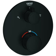 Grohe - THM-Brausebatt. Grohtherm 102208 2 Abgänge FMS für 35604 rund matte black