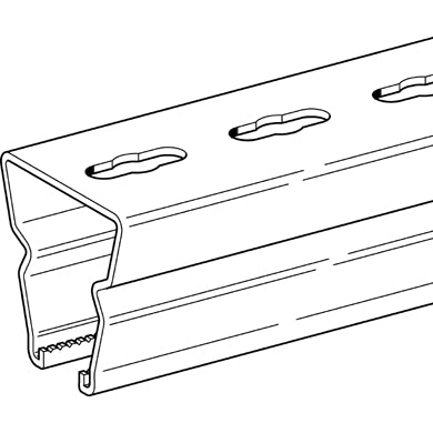 Sikla - Montageschiene 41-75x65x3,00mm 173990, (Länge: 6 M.), je Meter