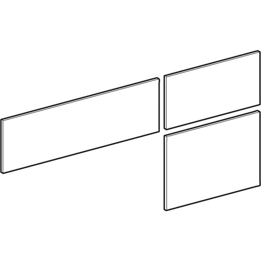 Geberit Vertriebs - VariForm Set Schubl.-Front für US für WT, mit 3 Schubladen B=135cm, lava