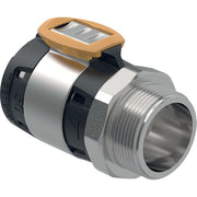 Geberit Vertriebs - FlowFit Übergang mit Aussengewinde Edelstahl d63-R2