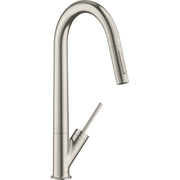Hansgrohe - Spültisch EHM AXOR STARCK 10821 edelstahl mit Ausziehbrause
