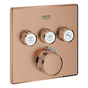 Grohe - Thermostat GROTHERM SmartControl 29126 eckig FMS 3 ASV warm sunset geb