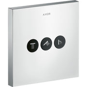 Hansgrohe - Absperrventil UP AXOR Showerselect Fertigset 3 Verbraucher quadratisch chr