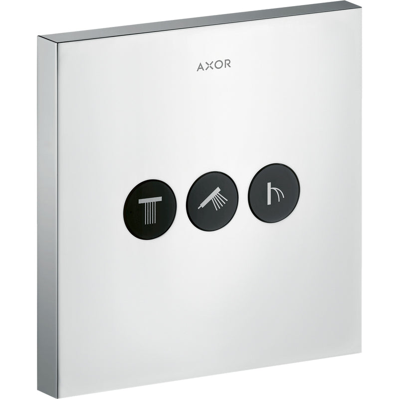 Hansgrohe - Absperrventil UP AXOR Showerselect Fertigset 3 Verbraucher quadratisch chr