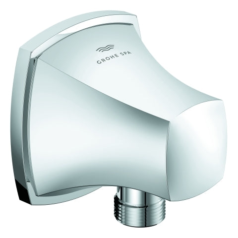 Grohe - Wandanschlussbogen Grandera 26897 Außengewinde eigensicher chrom