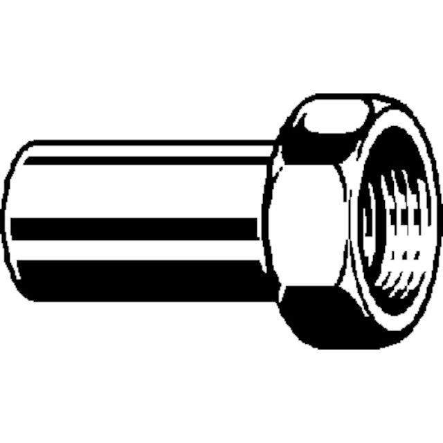 Viega - Verschraubung SANPRESS 2264 flachdichtend 22mm x 1 Rotguss