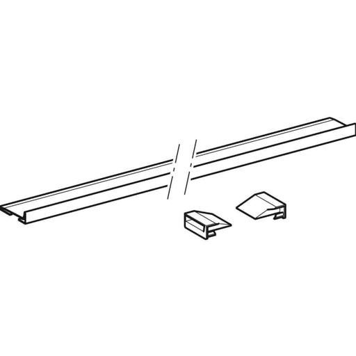 Geberit Vertriebs - Kollektorprofil zu Wandablauf für Dusche Edelstahl gebürst. L: 150cm