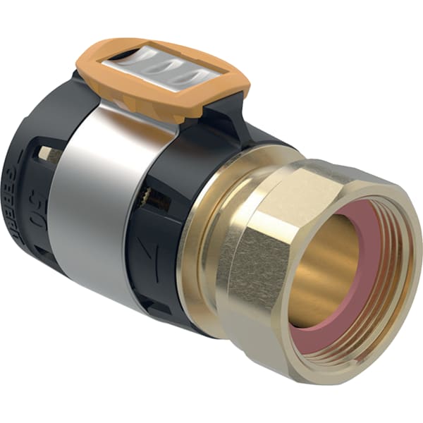 Geberit Vertriebs - FlowFit Übergang mit Überwurfmutter SiBr d63-G2 3/8