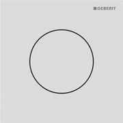 Geberit Vertriebs - Typ 40 UR-Strg. mit pneum. Sp-Ausl. Round, weißmatt/Etc