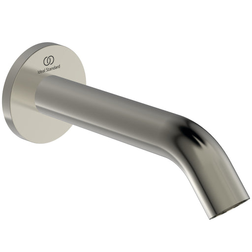 Ideal Standard - Wandauslauf JOY, Ausld.160mm, m.eckiger Rosette, Silver Storm
