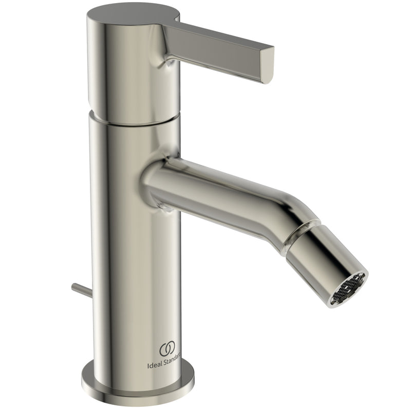 Ideal Standard - Bidetarmatur JOY, m.Ablgarn., Ausld.110mm, Silver Storm