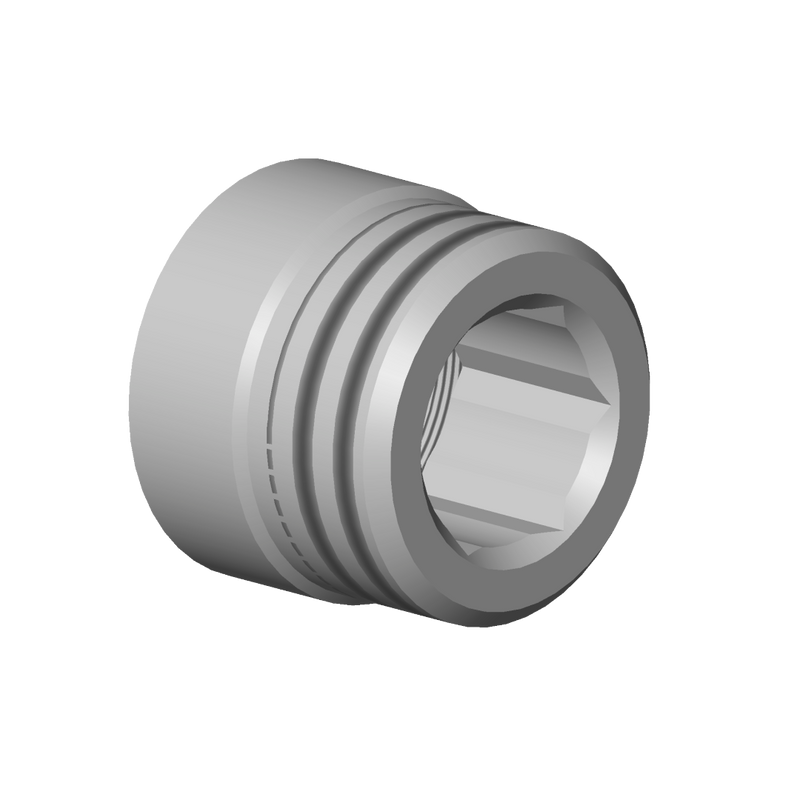 Dornbracht - Anschluss Ersatzteile 09240314120 D. 22 x 17 mm chrom
