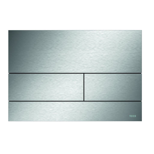 TECE SE - 4Y/TECEsquare II Met. WC-Betätigungspl. Edelstahl geb. (mit Anti-Fingerprint)