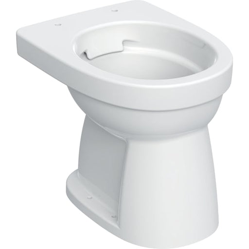 Geberit Vertriebs - Renova Stand-WC Flachspüler Abg. vertikal, Rimfree, weiß, KeraTect