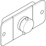 Hansgrohe - Thermostat UP AXOR One Fertigset 2 Verbraucher mattschwarz