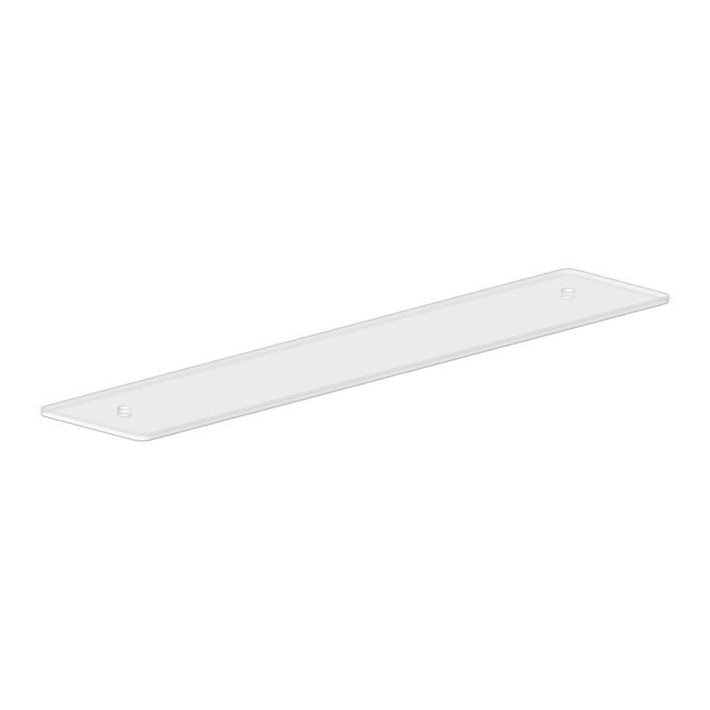 Dornbracht Glasplatte 600mm, lose LOOK # 08.90.27.600.81
