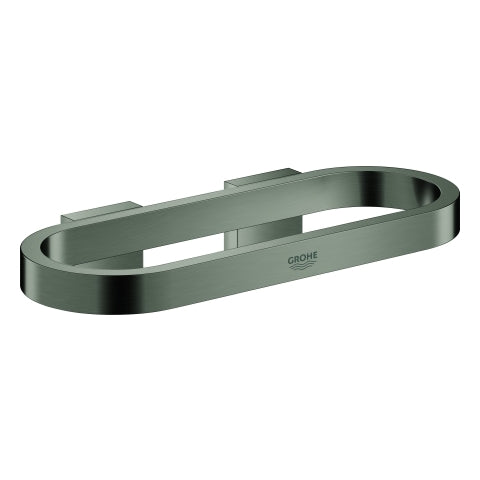 Grohe - Handtuchring und Halter SELECTION 41035 hard graphite gebürstet