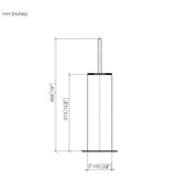Dornbracht - WC-Bürstengarnitur neutral Standmod. 84910979-00 510x180x160 chrom