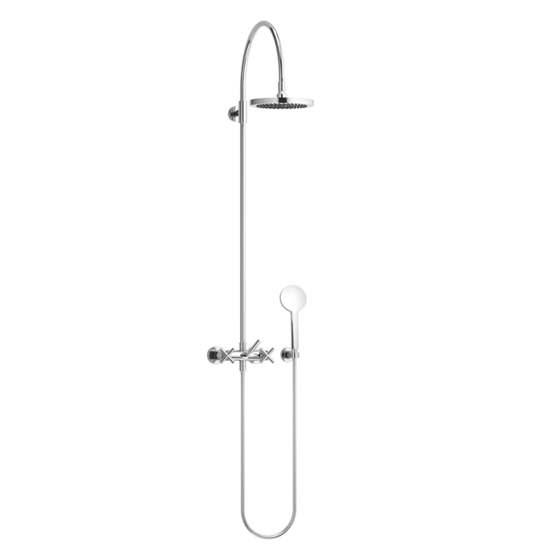 Dornbracht - Showerpipe mit Brausebatterie TARA 26632892 messing gebürstet