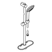 Grohe - Brausegarnitur EUPHORIA Massage 27231 600mm mit Seifenschale chrom