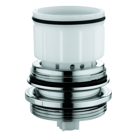 Grohe - Deckel 43248 komplett für Rondo A.S. mit Gewindering Metall
