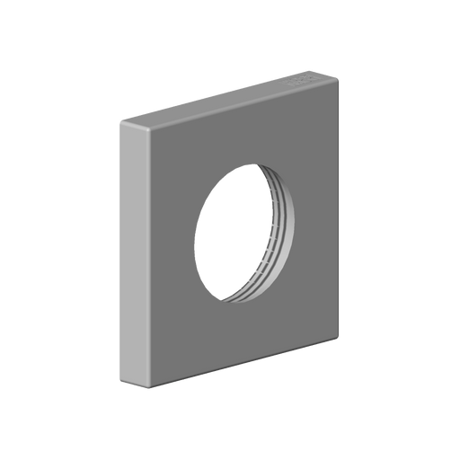Dornbracht - Rosette Ersatzteile 092778011 55 x 55 x 8,5 x D. 28,8 mm chr