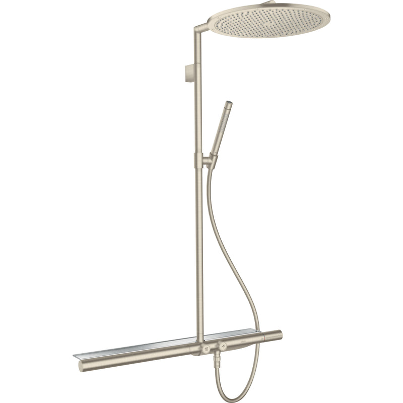 Hansgrohe - Showerpipe 800 AXOR brushed nickel
