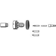 Grohe - Verlängerungsset 47367 27,5mm Tenso/Atrio f.Thermostat Brause UP chrom