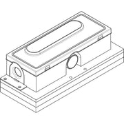 Hansgrohe - GK Duschrinnen AXOR uBox universal Ablaufgehäuse für Standardinstallation
