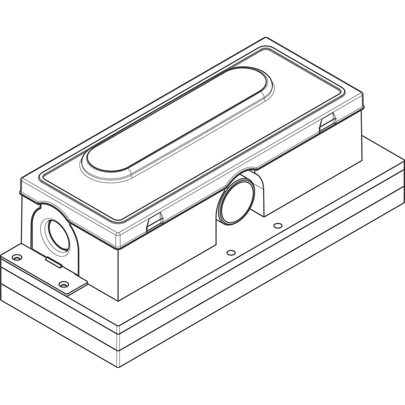 Hansgrohe - GK Duschrinnen AXOR uBox universal Ablaufgehäuse für Standardinstallation
