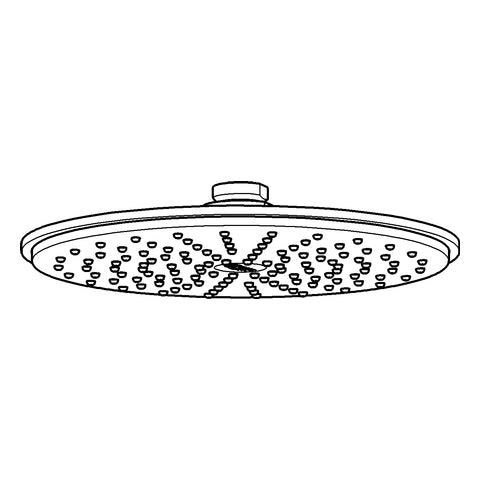 Grohe - Kopfbrause RAINSHOWER C 210 28368 moon white/chrom