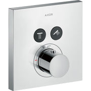 Hansgrohe - Thermostat UP AXOR Showerselect Fertigset 2 Verbraucher quadratisch chr