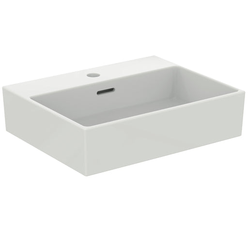 Ideal Standard - Aufsatzwaschtisch EXTRA, 1 Hl., o.Ül., 500x400x125mm, Weiß mit IdealPlus