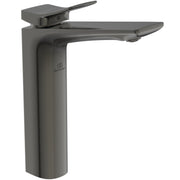 Ideal Standard - WT-Armatur CONCA, m.verl.Sockel, m.Ablgarn., Ausld.150mm, Magnetic grey