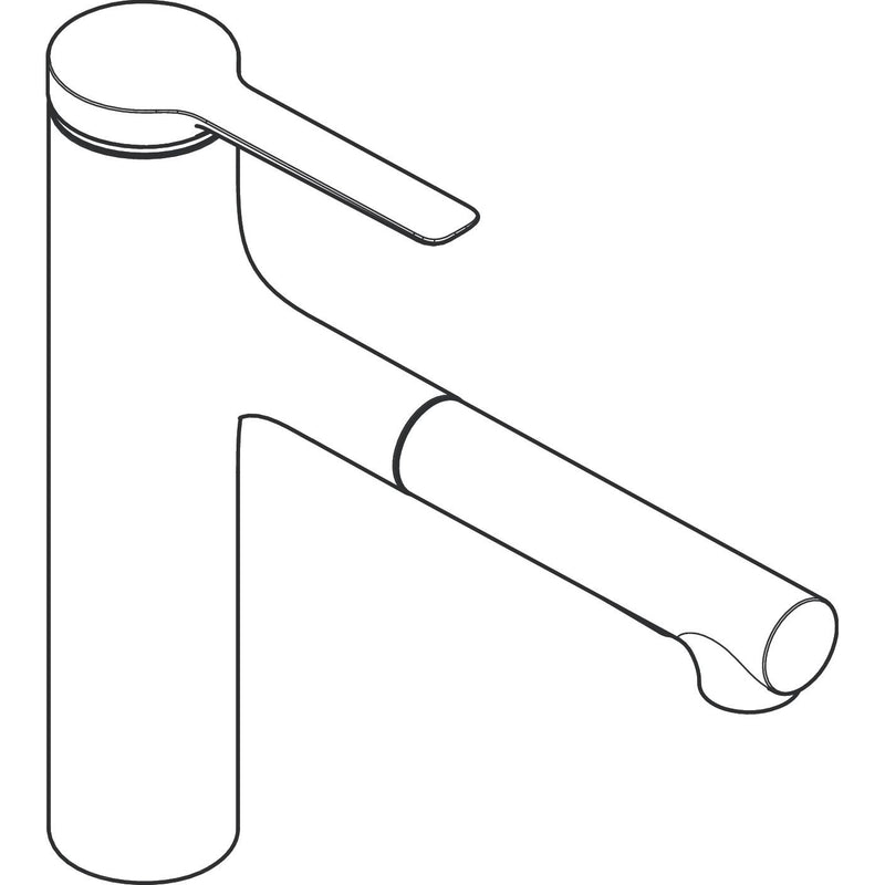 Hansgrohe - Spültischmischer 160 Zesis M33 Ausziehbrause 2jet sBox lite chrom