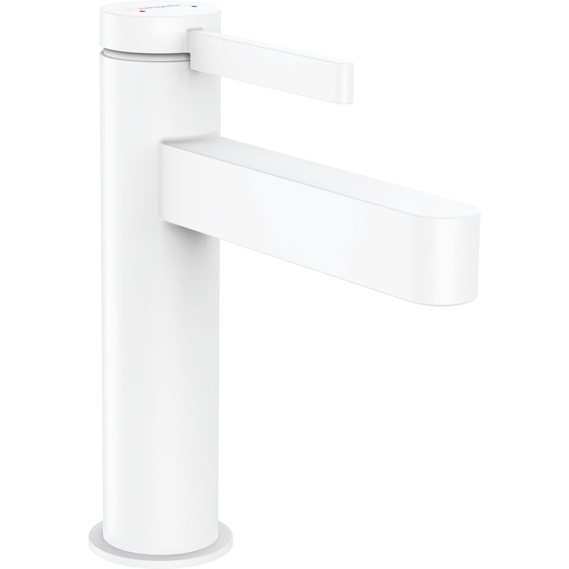 Hansgrohe - Waschtischmischer 110 FINORIS m.Zugstangen-Ablaufgarnitur mattweiß
