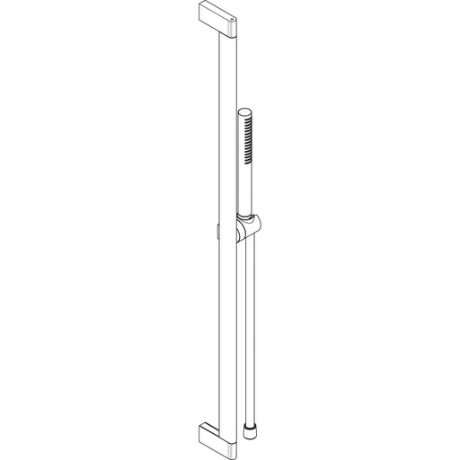 Hansgrohe - Brauseset Pulsify S 100 1j EcoSmart+ mit Brausestange 900mm mattschwarz