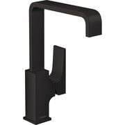 Hansgrohe - Waschtischmischer 230 METROPOL mattschwarz Schwenkausl.Push-Open Abl