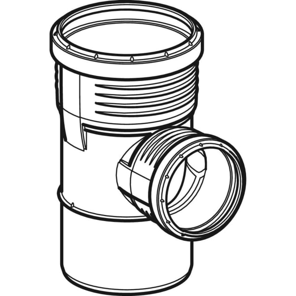 Geberit Vertriebs - Silent-PP Abzweig 87,5Gr d75/75 390349141