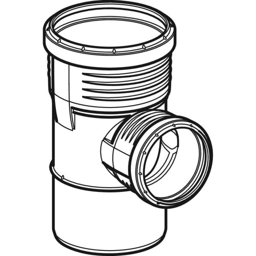 Geberit Vertriebs - Silent-PP Abzweig 87,5Gr d75/75 390349141
