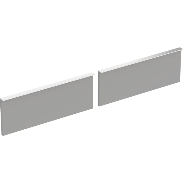 Geberit Vertriebs - Schubladenfront Platin, 2 Stück zu ICON WTU 840222