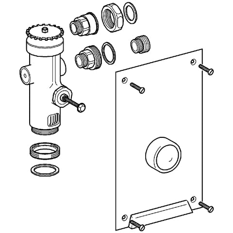 Grohe - WC-Druckspüler UP 42902 3/4 Austauscharmatur