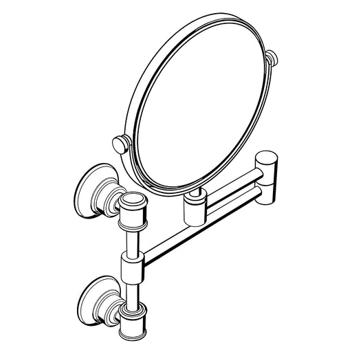 Hansgrohe - Rasierspiegel AXOR MONTREUX ausziehb. 42090820 brushed nickel