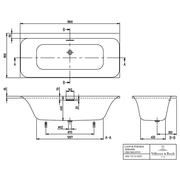 VILLEROY & BOCH - Badewanne Loop&Friends 1800x800x470mm