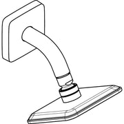Hansgrohe - Kopfbrause 120/120 1jet AXOR Citterio C mit Brausearm chrom