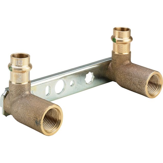 Viega - Montageeinheit SANPRESS 2221.1 15 x 1/2 IG x 45x80/150mm Rotguss