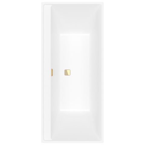 VILLEROY & BOCH - Badewanne Collaro 2J 1700x750x470mm Duo Rechteck Stone White
