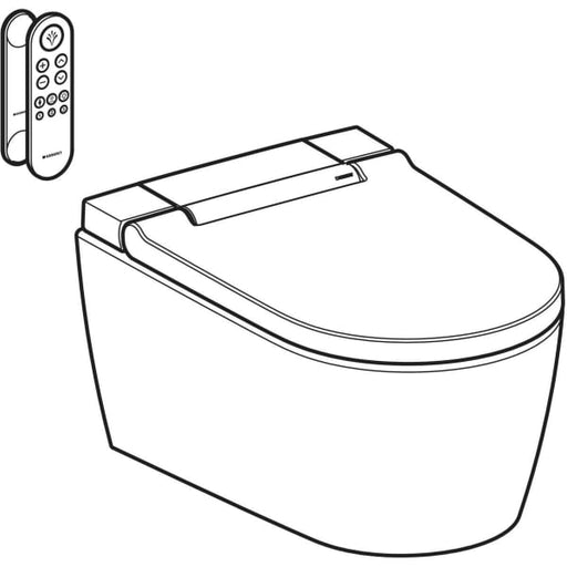 Geberit Vertriebs - AquaClean Sela WC-Komplettanlage Wand-WC, weiß matt